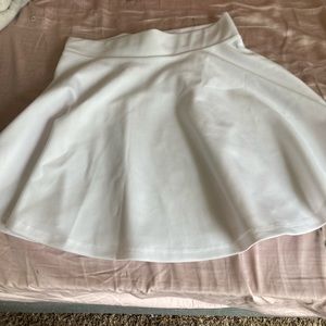 White sheer Spirit skirt.